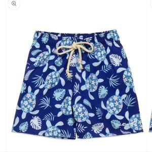 NWT Boys Tidewater Tots Swim Trunks, Turtle Swim Trunks, Toddler Swimsuit, Trunk